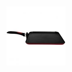 11 in. x 11 in. Red Aluminum Stove Top Griddle by Mirro