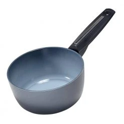 Azul Gres 1.5 qt. Cast Aluminum Nonstick Sauce Pot in Azul Gres by Moneta