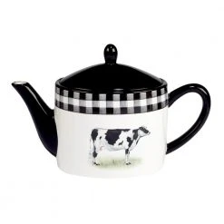 5-Cup Earthenware On the Farm Teapot by Certified International