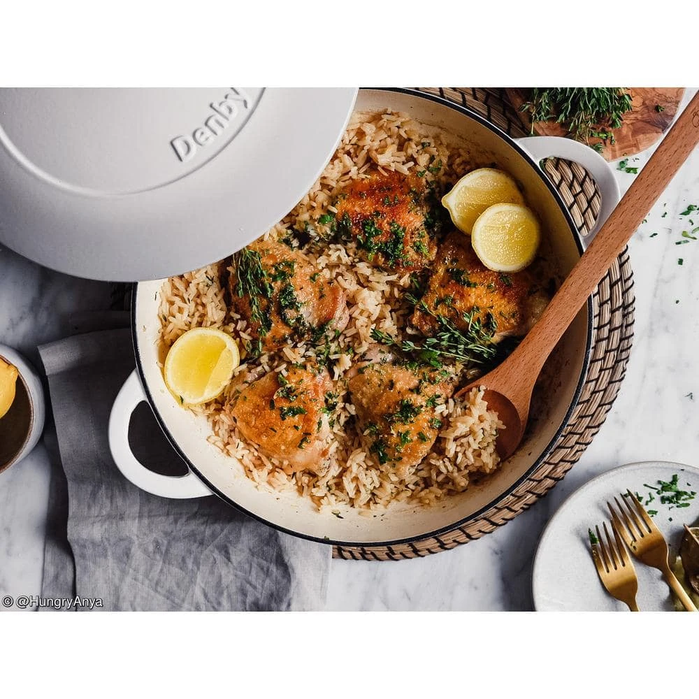 Natural Canvas Cast Iron 7qt Casserole by Denby - Image 3