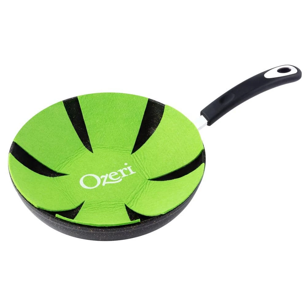 Stone Earth 12 in. Aluminum Ceramic Nonstick Frying Pan in Obsidian Gold by Ozeri - Image 2