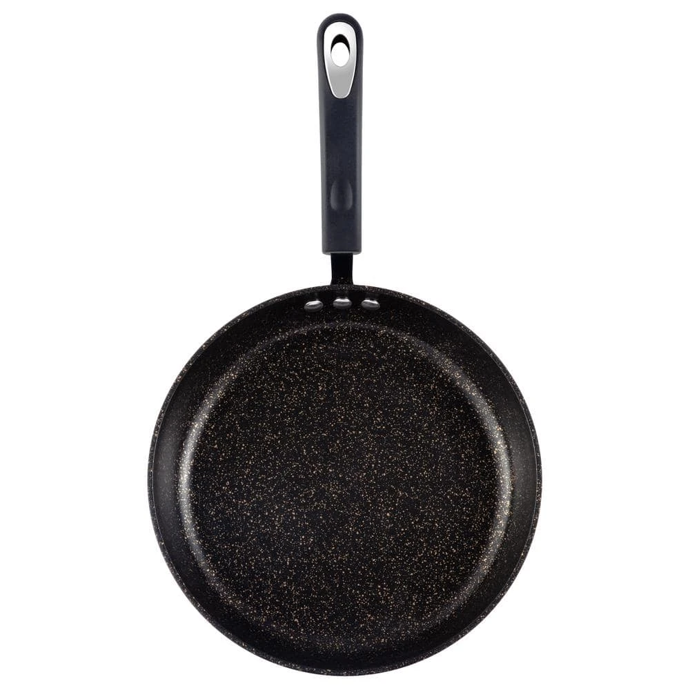 Stone Earth 12 in. Aluminum Ceramic Nonstick Frying Pan in Obsidian Gold by Ozeri - Image 7