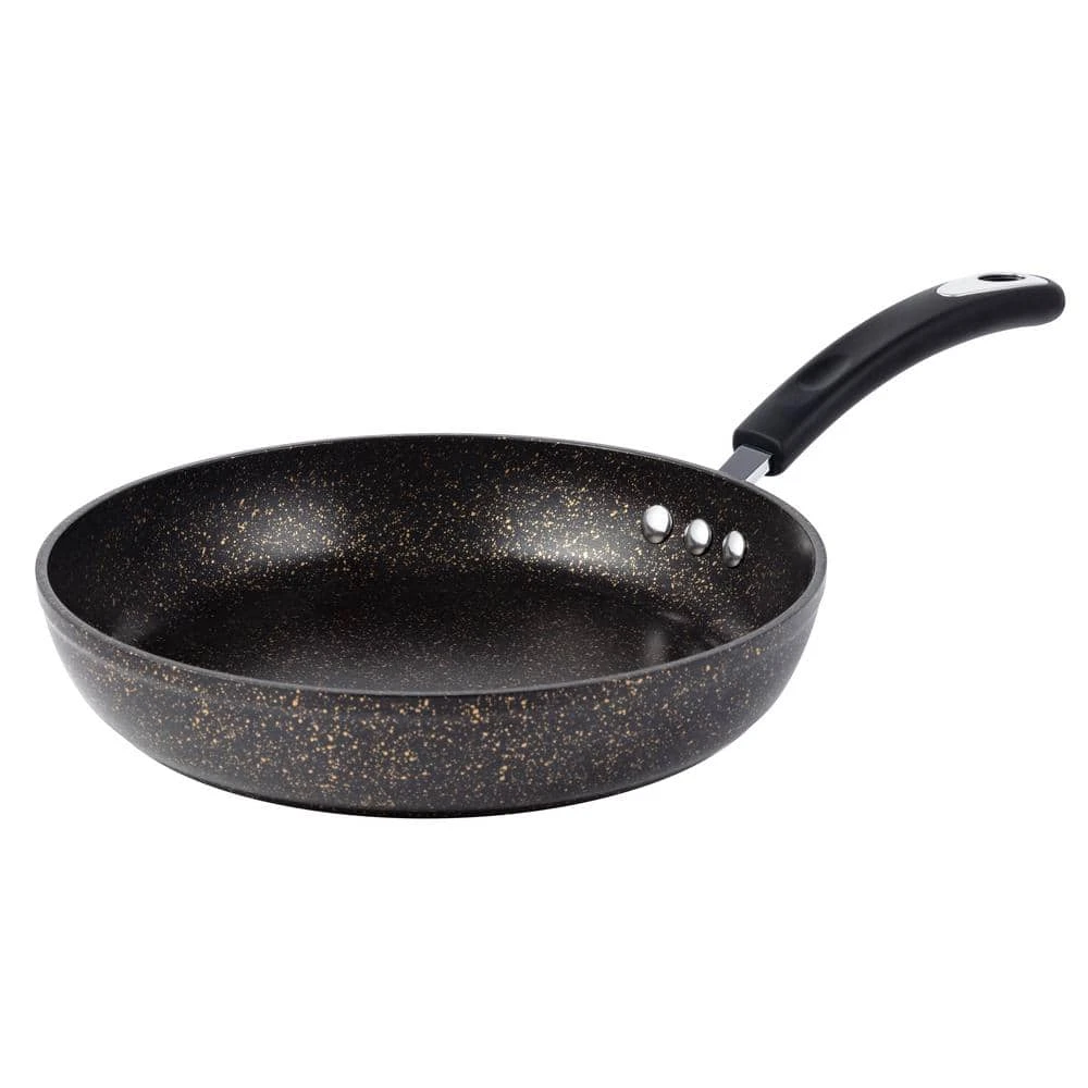 Stone Earth 12 in. Aluminum Ceramic Nonstick Frying Pan in Obsidian Gold by Ozeri - Image 9