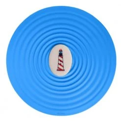 9" Silicone Food Topper with Nautical Theme Pebble by ONTOPZ