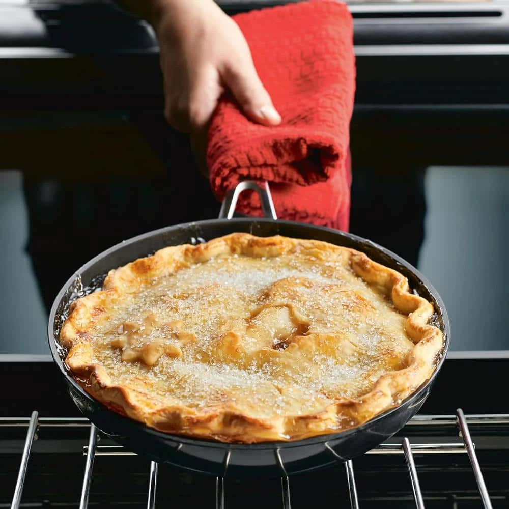 Hard Anodized Nonstick 2-Piece Onyx Hard Anodized Aluminum Skillet Set with 8.25 in. and 10 in Frying Pans Set by KitchenAid - Image 9