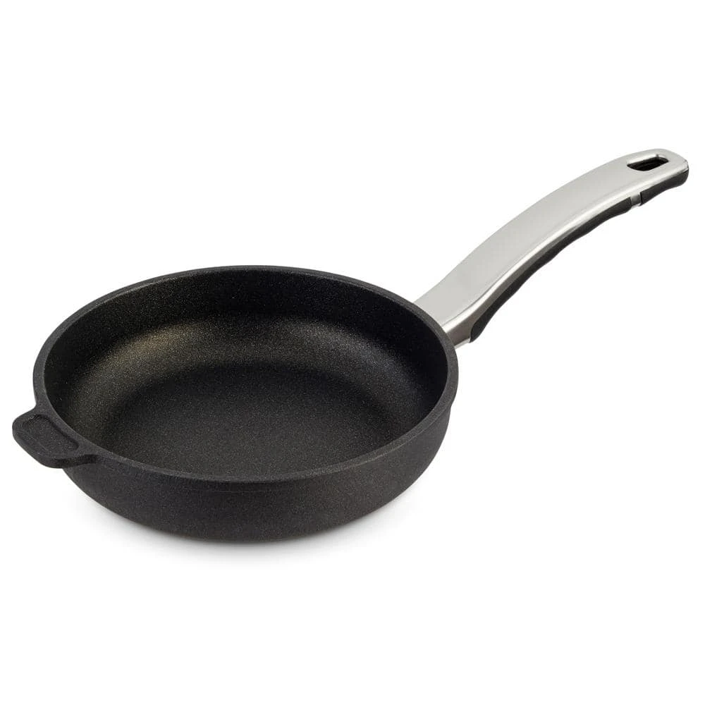 Earth Professional Series 8 in. Aluminum Ceramic Nonstick Frying Pan in Onyx with Comfort Grip Handle by Ozeri