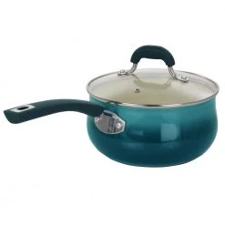 Corbett 3.1 qt. Nonstick Aluminum Saucepan in Blue by Oster