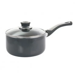 Legacy 2.5 qt. Gray Aluminum Nonstick Saucepan by Oster