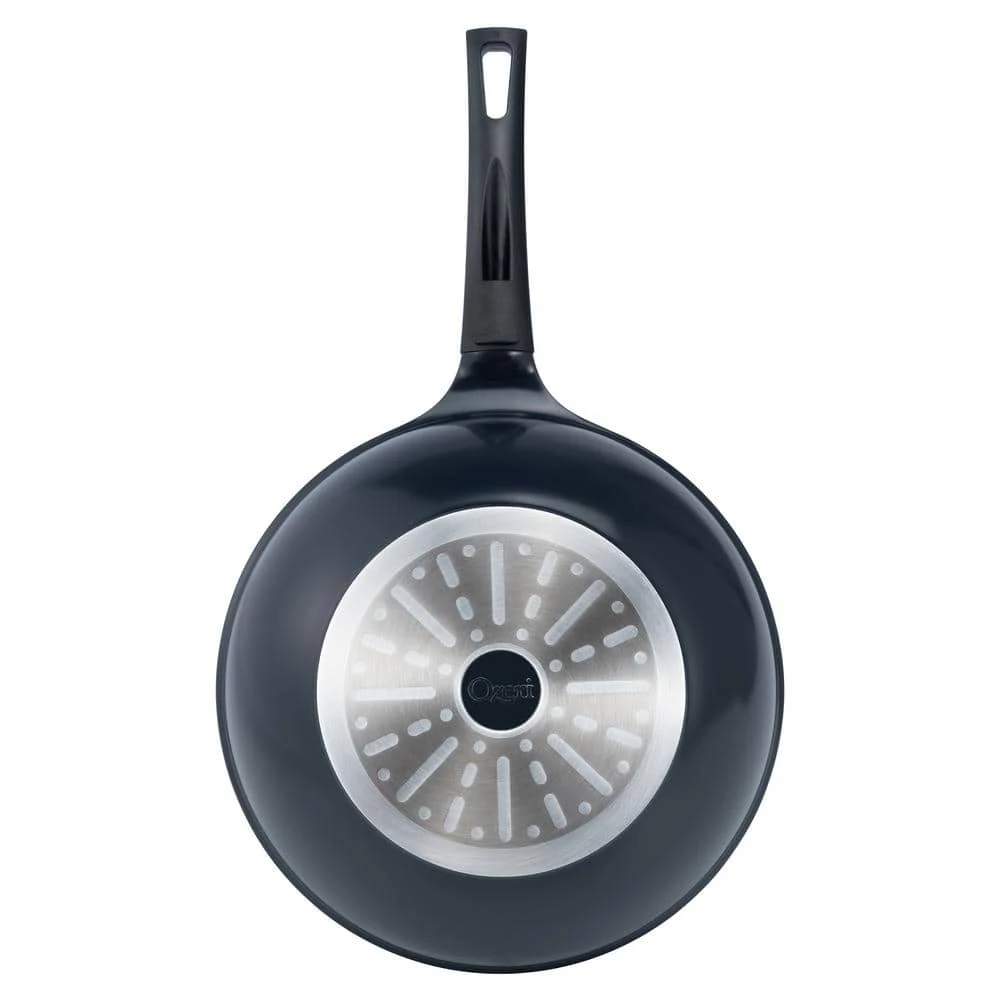 12 in. Green) Aluminum Earth Wok with Smooth Ceramic Non-Stick Coating (100% PTFE and PFOA Free) by Ozeri - Image 5