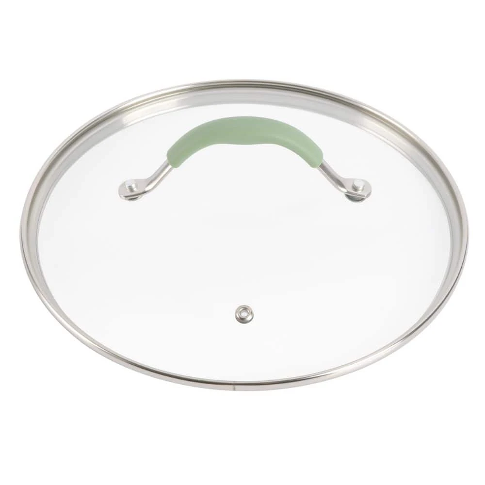 12-Piece Nonstick Aluminum Cookware Set in Pistachio with Silicone Handles by Unbranded - Image 8