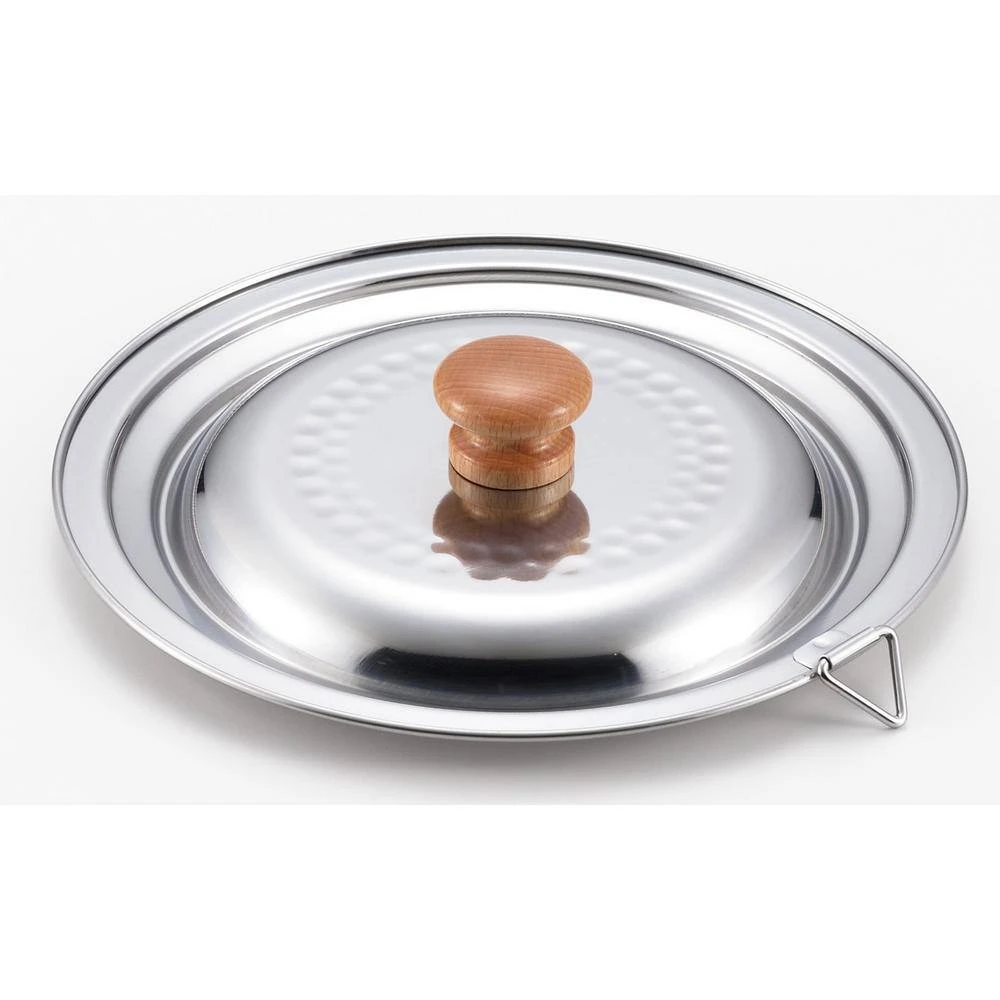 Yukihira 8.5 in. Dia Stainless Steel Fits Both 1.8 qt. and 2.2 qt. Pots Pot Lid by Yoshikawa Cookware - Image 4