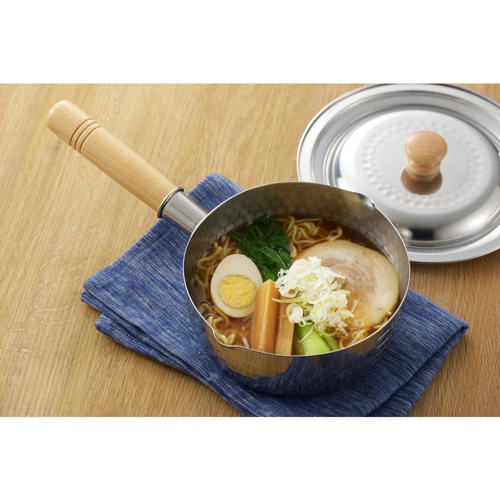 Yukihira 8.5 in. Dia Stainless Steel Fits Both 1.8 qt. and 2.2 qt. Pots Pot Lid by Yoshikawa Cookware - Image 3