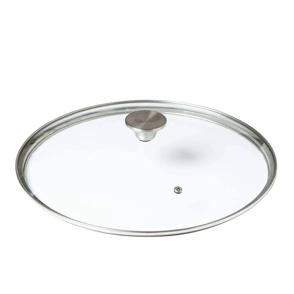 10 in. Glass Lid with Stainless Steel Knob for Skillet by Victoria - Image 5
