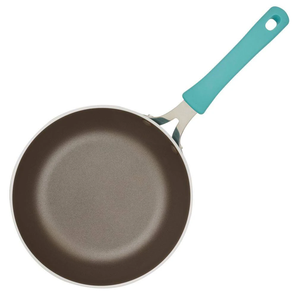 Cook + Create 3-qt. Aluminum Nonstick Saucier Sauce Pan in Agave Blue by Rachael Ray - Image 7