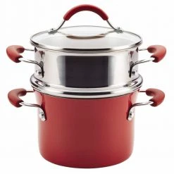 Cucina 3 Qt. Aluminum with Steamer by Rachael Ray