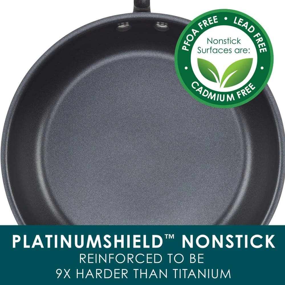 3 qt. Create Delicious Hard Anodized Aluminum Nonstick Steam Set, Gray by Rachael Ray - Image 6