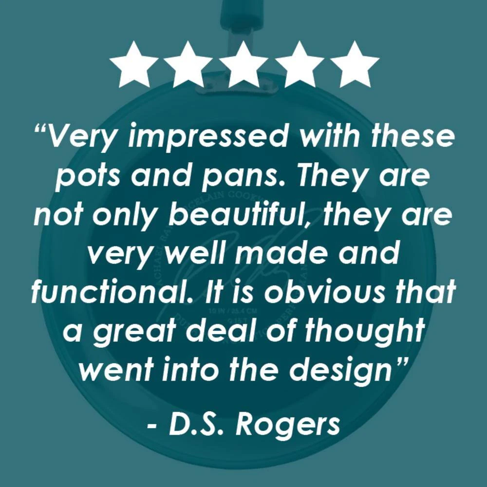 Classic Brights 11 in. Aluminum Nonstick Stir Fry Pan in Marine Blue Gradient with Glass Lid by Rachael Ray - Image 10