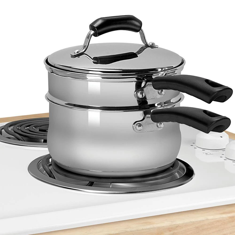 Basics 2 qt. Stainless Steel Multi-Pot with Glass Lid by Range Kleen - Image 5