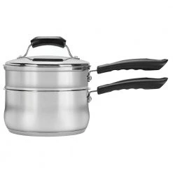 Basics 2 qt. Stainless Steel Multi-Pot with Glass Lid by Range Kleen