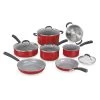 Advantage XT 11-Piece Aluminum Ceramic Nonstick Cookware Set in Red by Cuisinart