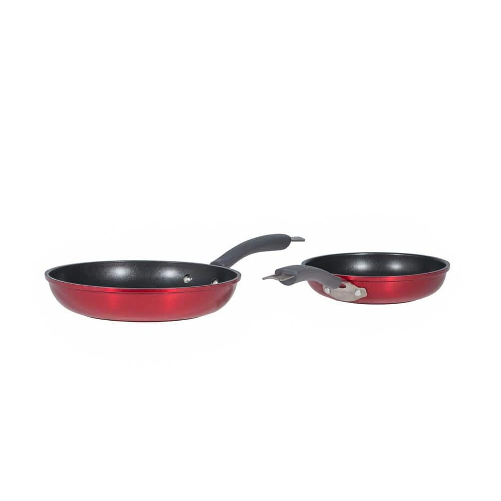 Translucent 11-Piece Hard-Anodized Aluminum Nonstick Cookware Set in Red by Epicurious - Image 4