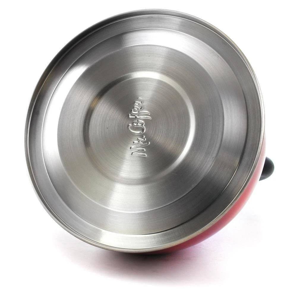 Morbern 7.2-Cup Red Stainless Steel Tea Kettle by Mr. Coffee - Image 2