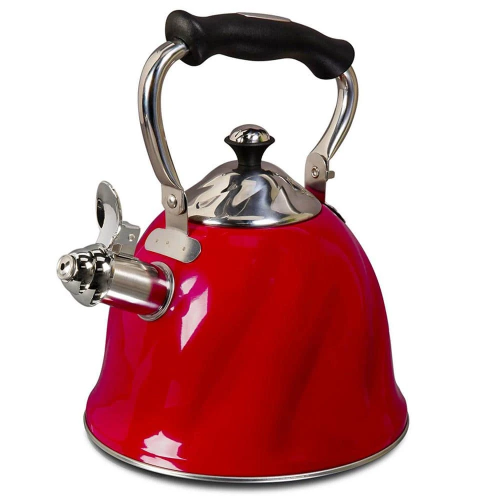Alderton 2.3 Quart Tea Kettle in Red by Mr. Coffee