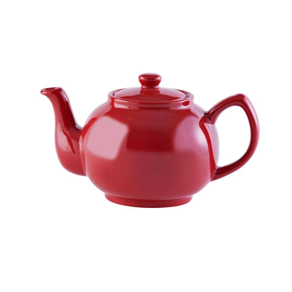 6-Cup Red Stoneware Teapot by PRICE & KENSINGTON - Image 2