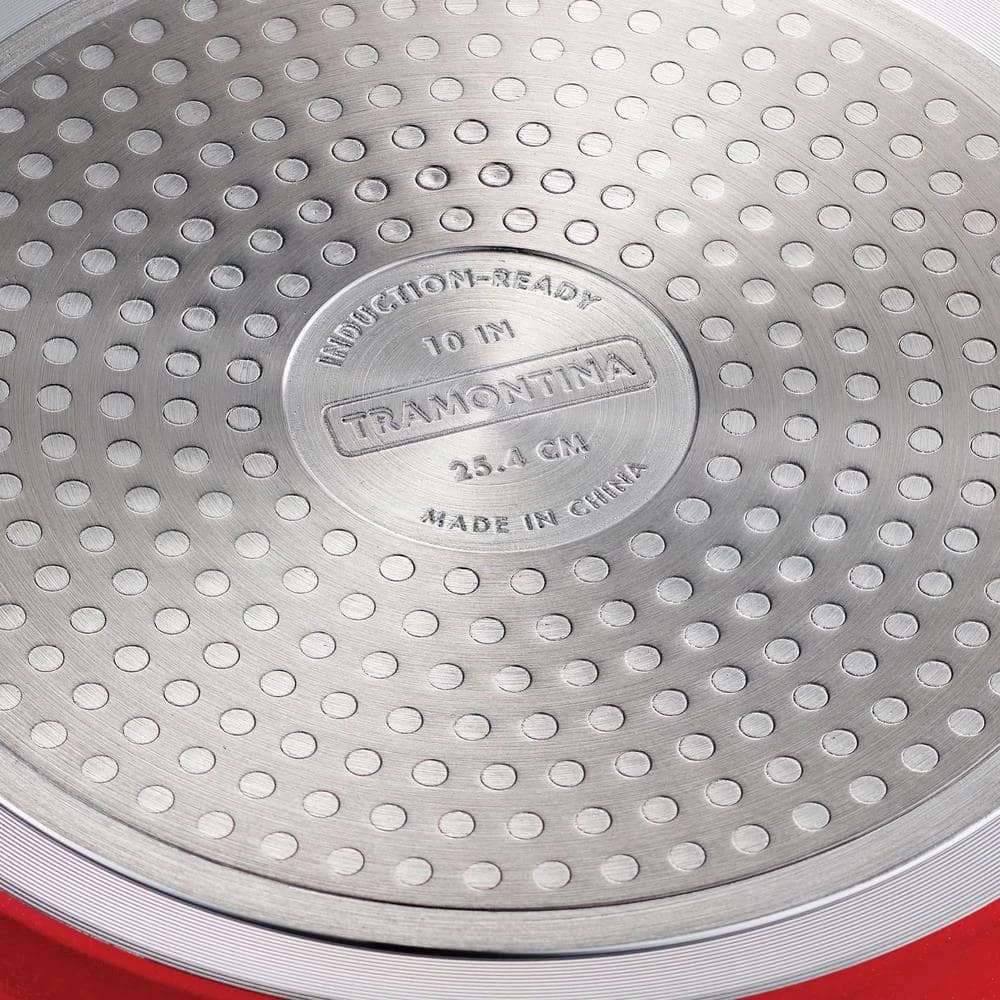 10 Piece Cold Forged Ceramic Cookware Set - Red by Tramontina - Image 8