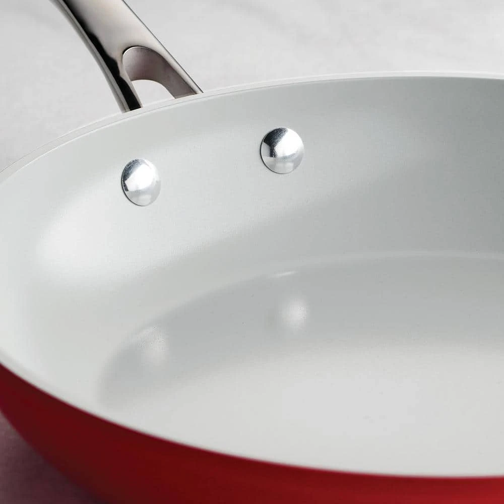 10 Piece Cold Forged Ceramic Cookware Set - Red by Tramontina - Image 6