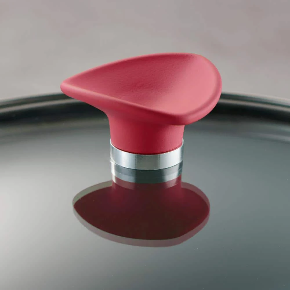 14-Piece Ceramic Cookware Set in Red by Tramontina - Image 7