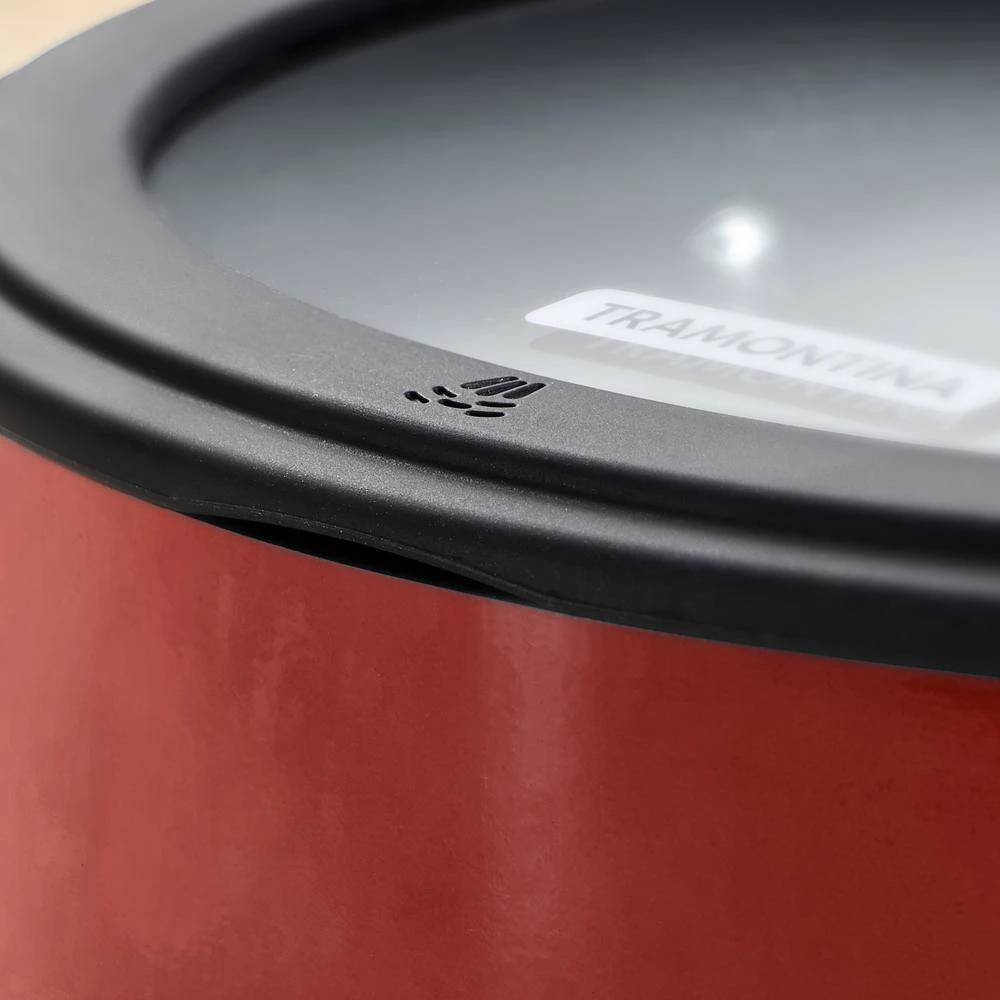 6-Piece Red Nesting Nonstick Sauce Pan Set by Tramontina - Image 10