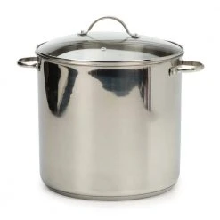 Endurance 16 qt. Stainless Steel Stock Pot with Glass Lid by RSVP International