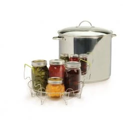 Endurance 20 qt. Stainless Steel Canning & Preserving with Glass Lid by RSVP International