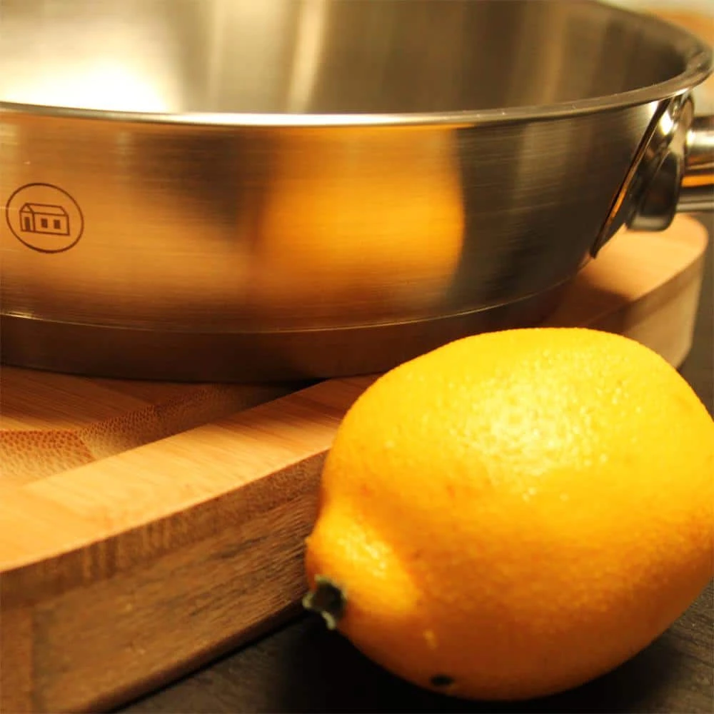 PRO-X 12 in. Stainless Steel Skillet in Satin Stainless Steel by 1829 Carl Schmidt Sohn - Image 3