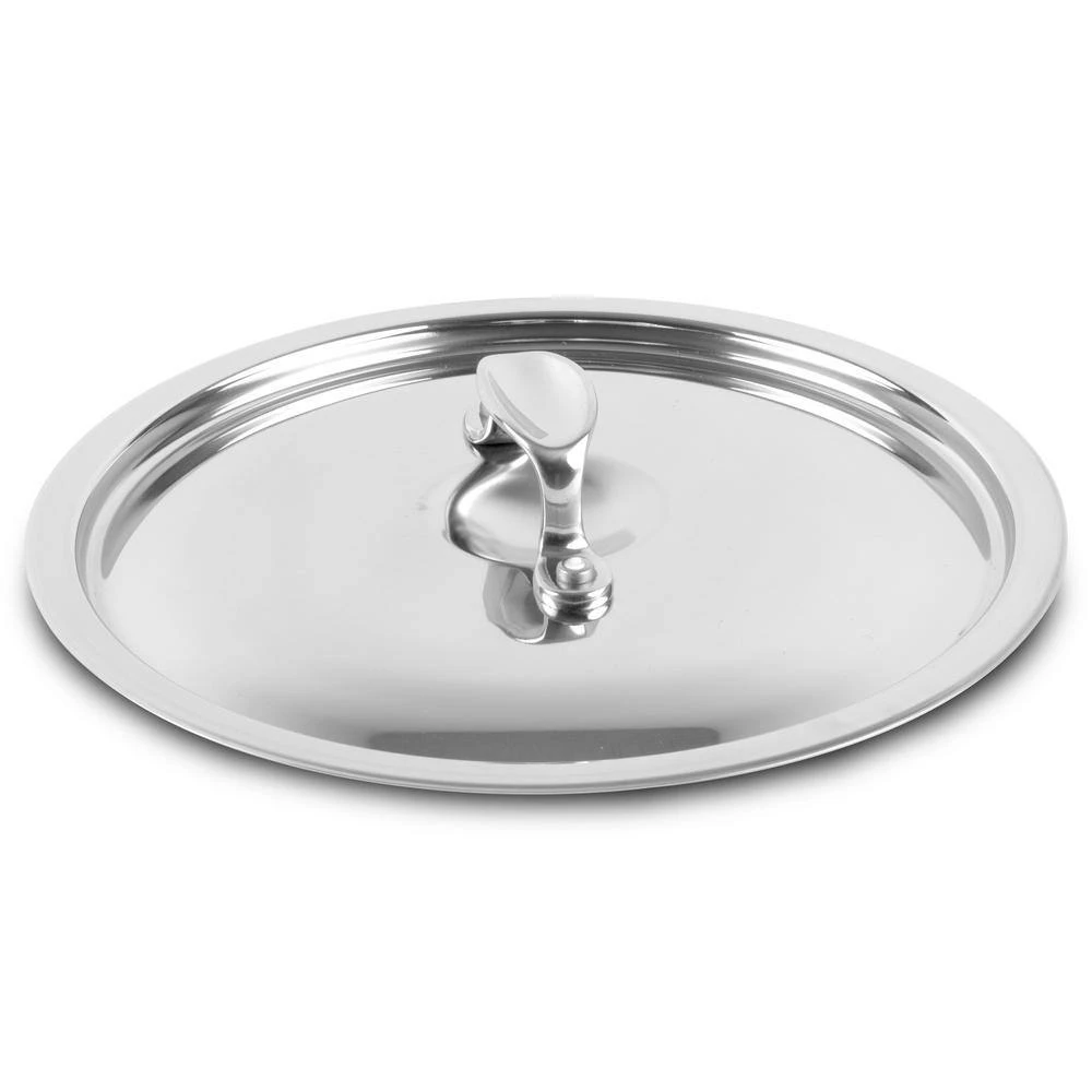 2.5 qt. Silver Stainless Steel Sauce Pot with Lid by NUCU - Image 3