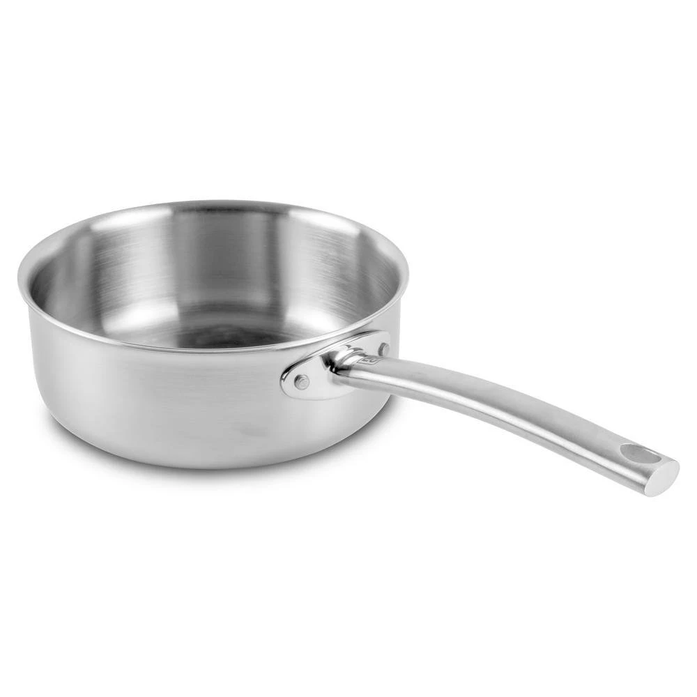 2.5 qt. Silver Stainless Steel Sauce Pot with Lid by NUCU - Image 2