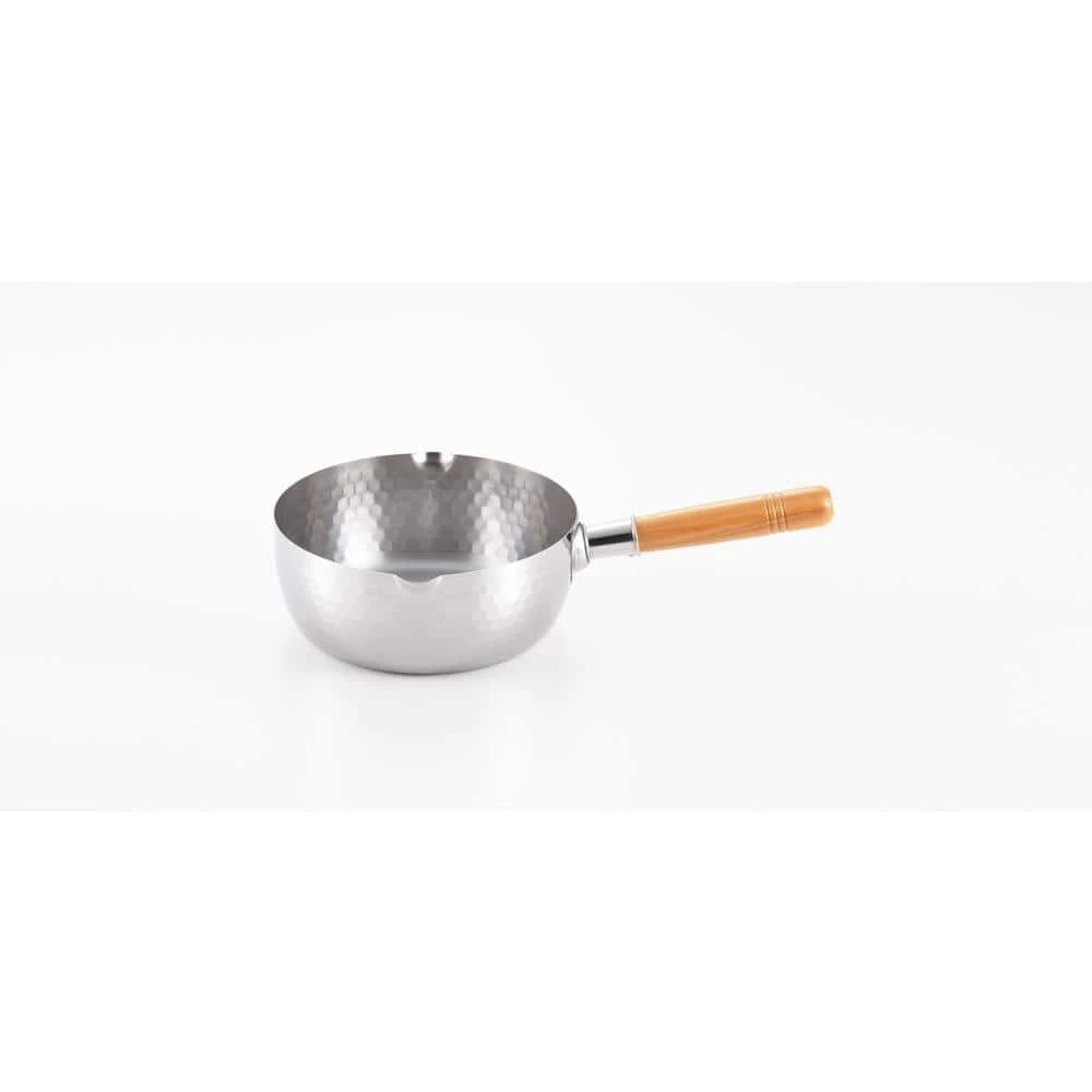 2.2 qt. Stainless Steel Yukihira Pot with Dual Pouring Spouts by Unbranded