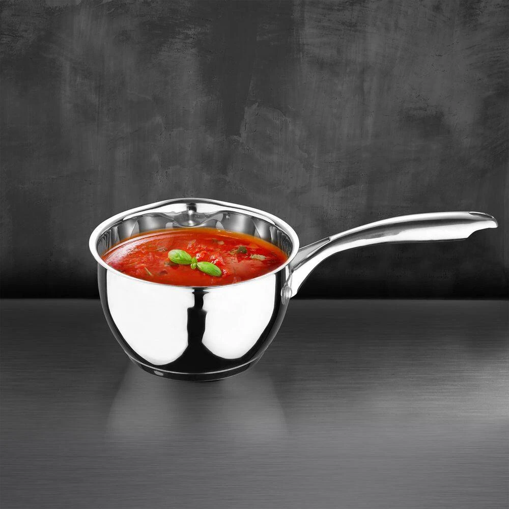 1.5 qt. Stainless Steel Nonstick Sauce Pot with Tempered Glass Lid by BERGNER - Image 7