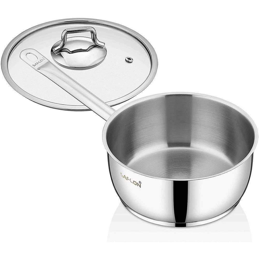 3 qt. Stainless Steel Sauce Pan with Glass Lid by CONTEXT - Image 2