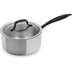 3 Qt. Full-Clad Tri-Ply Stainless Steel Sauce Pan by GRANDTIES