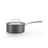 Nera 2 qt. Hard Anodized Aluminum Covered Saucepan by LAGOSTINA