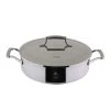 5 qt. Tri-Ply Stainless Steel Saute Pan with Lid by SAVEUR SELECTS