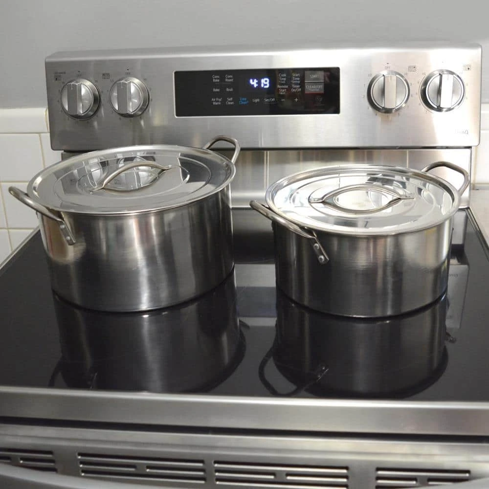 8-Piece Stainless Steel Stock Pot Set by AmeriHome - Image 5