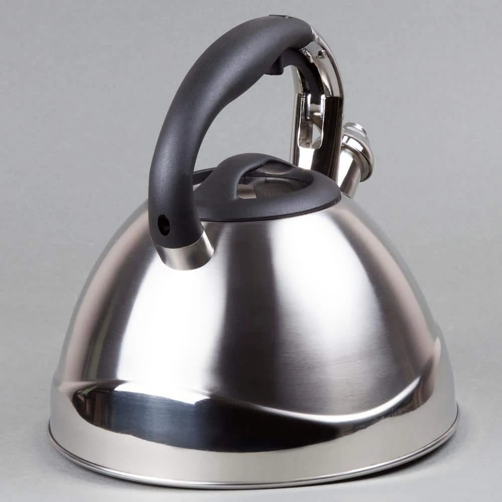 Crescendo 12.4-Cup Stovetop Tea Kettle in Silver by Creative Home - Image 5