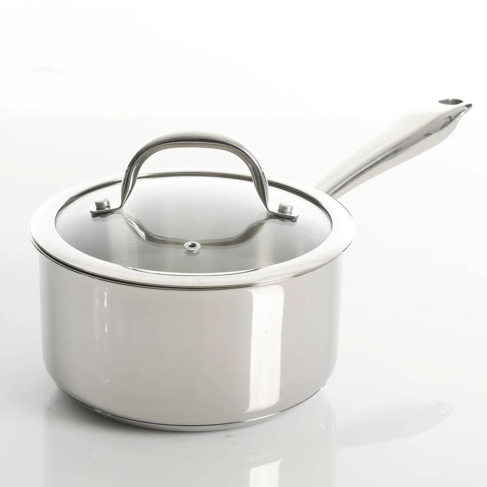 Devon 10-Piece Stainless Steel Cookware Set in Silver by KENMORE ELITE - Image 9