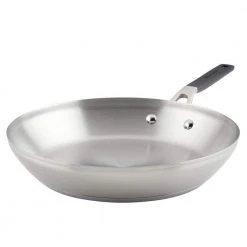 Stainless Steel 12 in. Stainless Steel Frying Pan Silver by KitchenAid