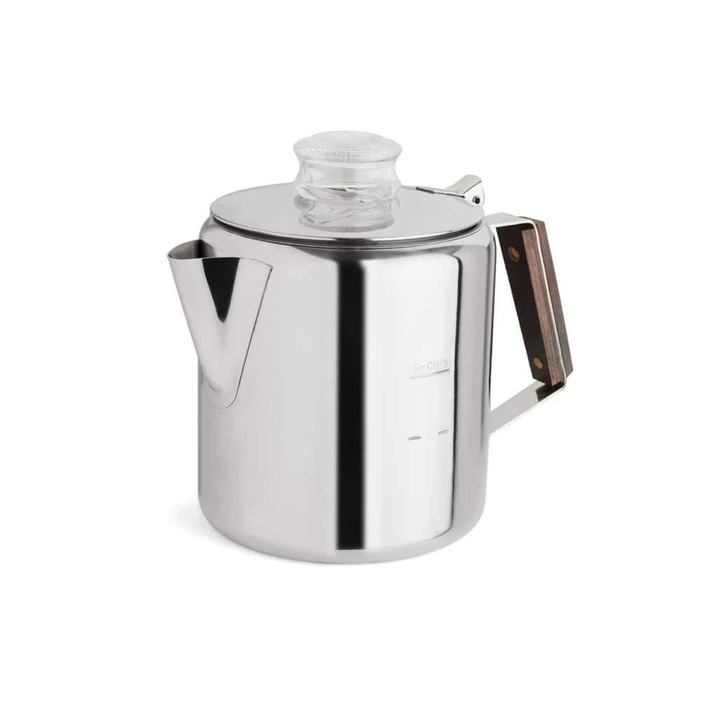 2-6 Cup Stainless Steel Percolator by TOPS