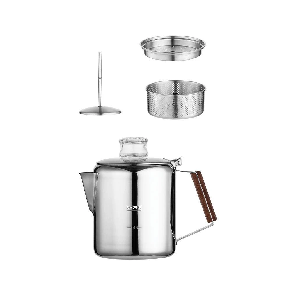 2-6 Cup Stainless Steel Percolator by TOPS - Image 2