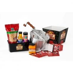 11-Piece Aluminum Popcorn Popper Set by Whirley Pop